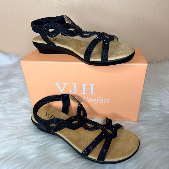 VJH Confort Rhinestone Sandals Size 7.5 - Picture 12 of 15